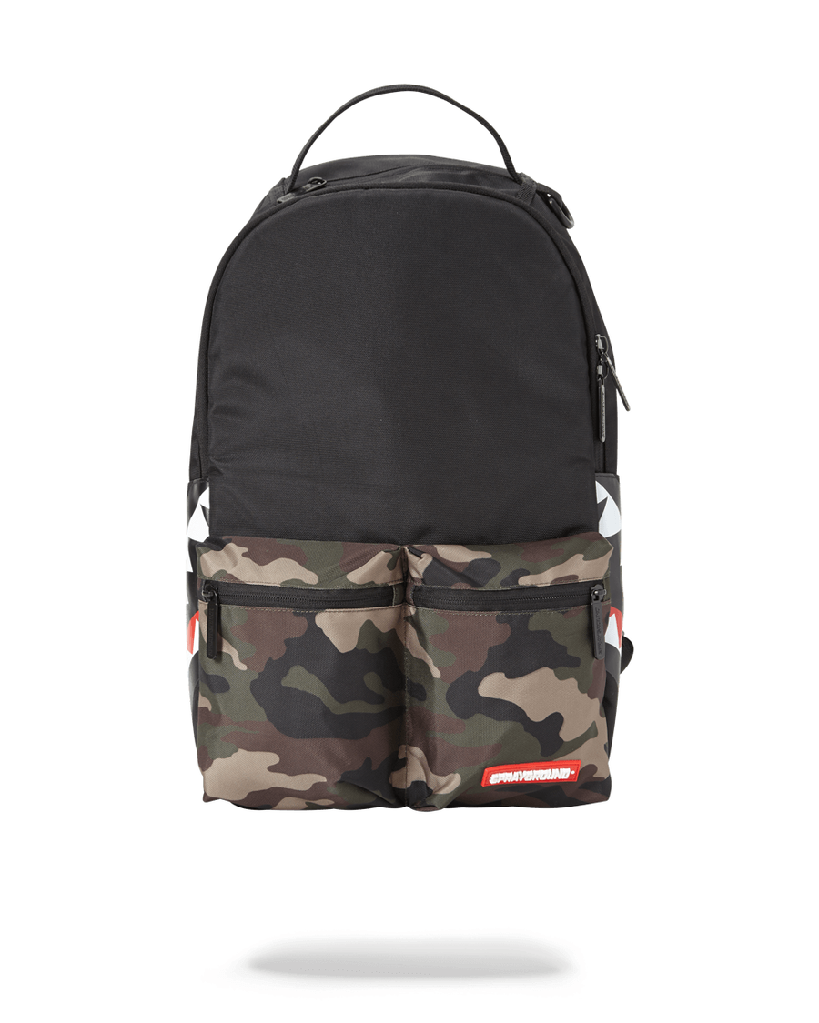 Sprayground CAMO SIDE SHARK DOUBLE CARGO