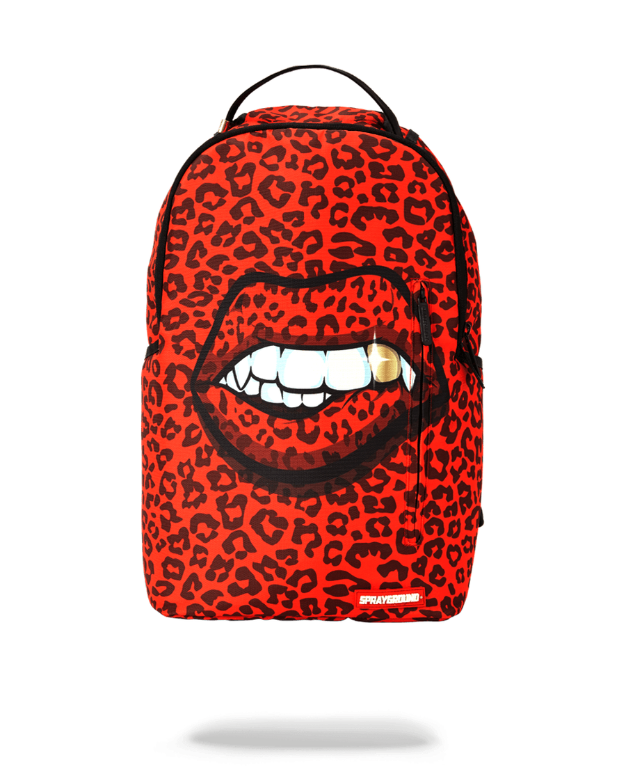 Sprayground RED LEOPARD LIPS