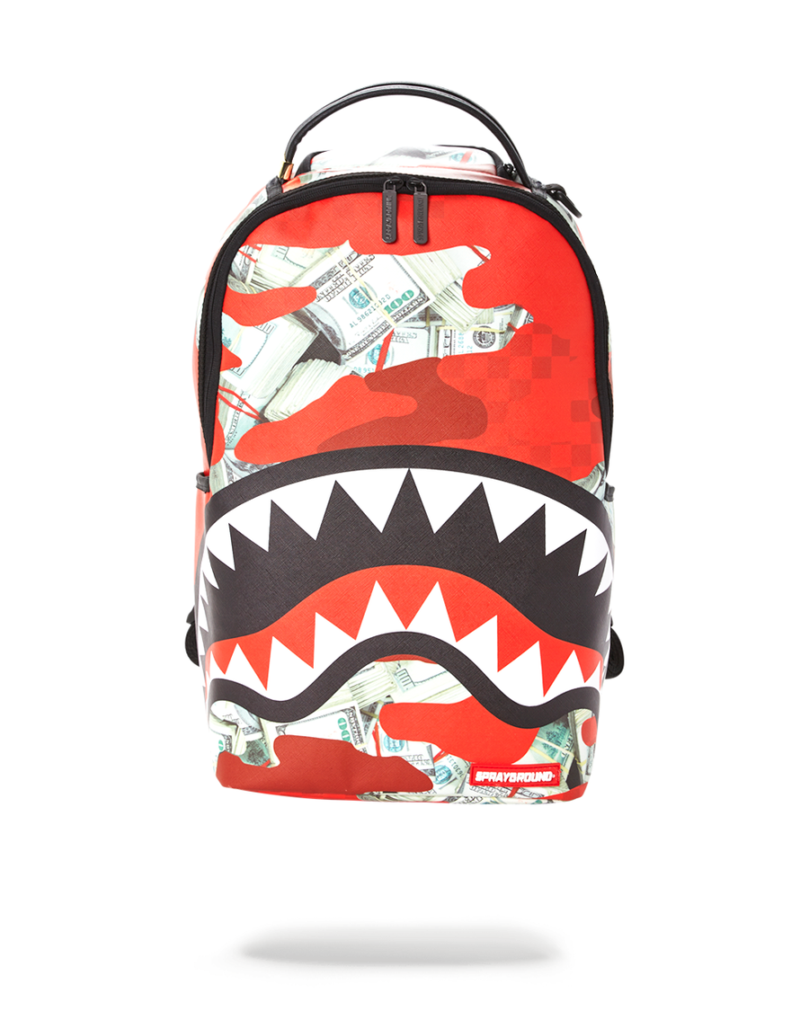 Sprayground MONEY CAMO (RED) BACKPACK