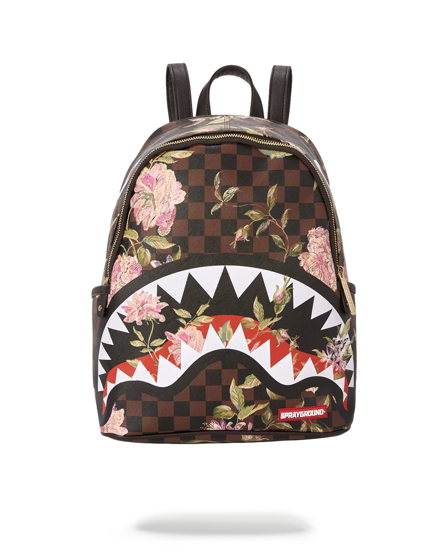 Sprayground SHARKFLOWER SAVAGE BACKPACK (SMALLER MORE ELEGANT BACKPACK)