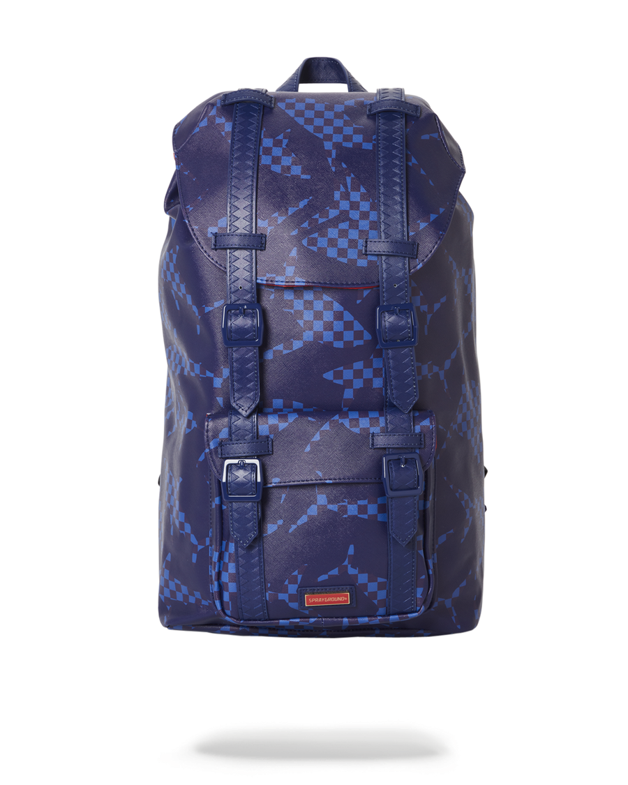 Sprayground SHARK CHECK (BLUE) HILLS BACKPACK