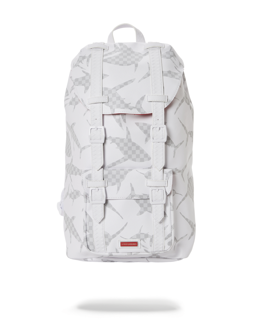 Sprayground SHARK CHECK (WHITE) HILLS BACKPACK