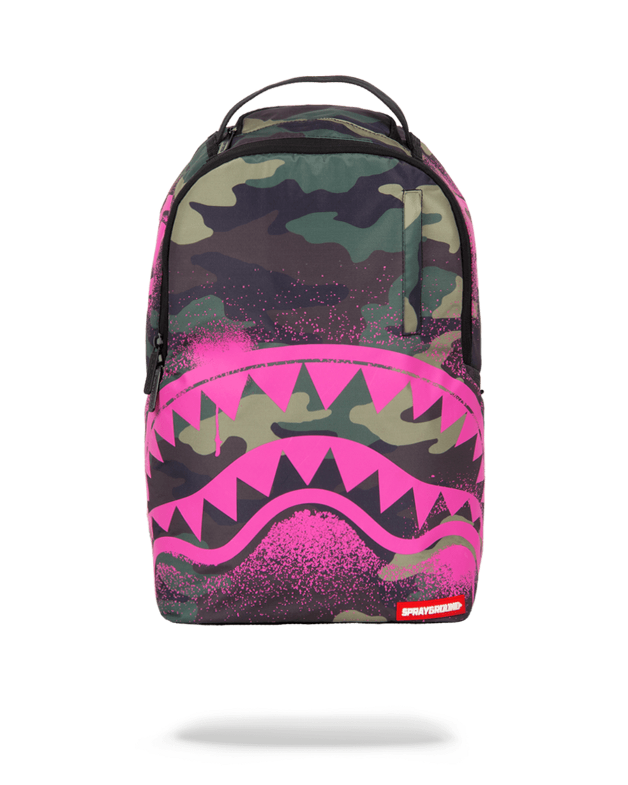 Sprayground PINK STENCIL SHARK CAMO