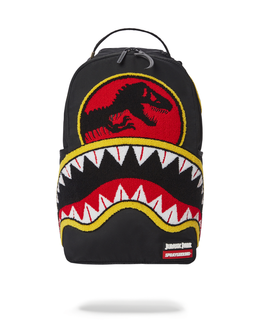 Sprayground JURASSIC PARK SHARK "CHENILLE SHARK" BACKPACK (DLXR)