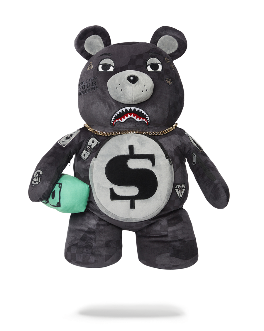 Sprayground 3AM NEVER SLEEP MONEYBEAR TEDDYBEAR BACKPACK