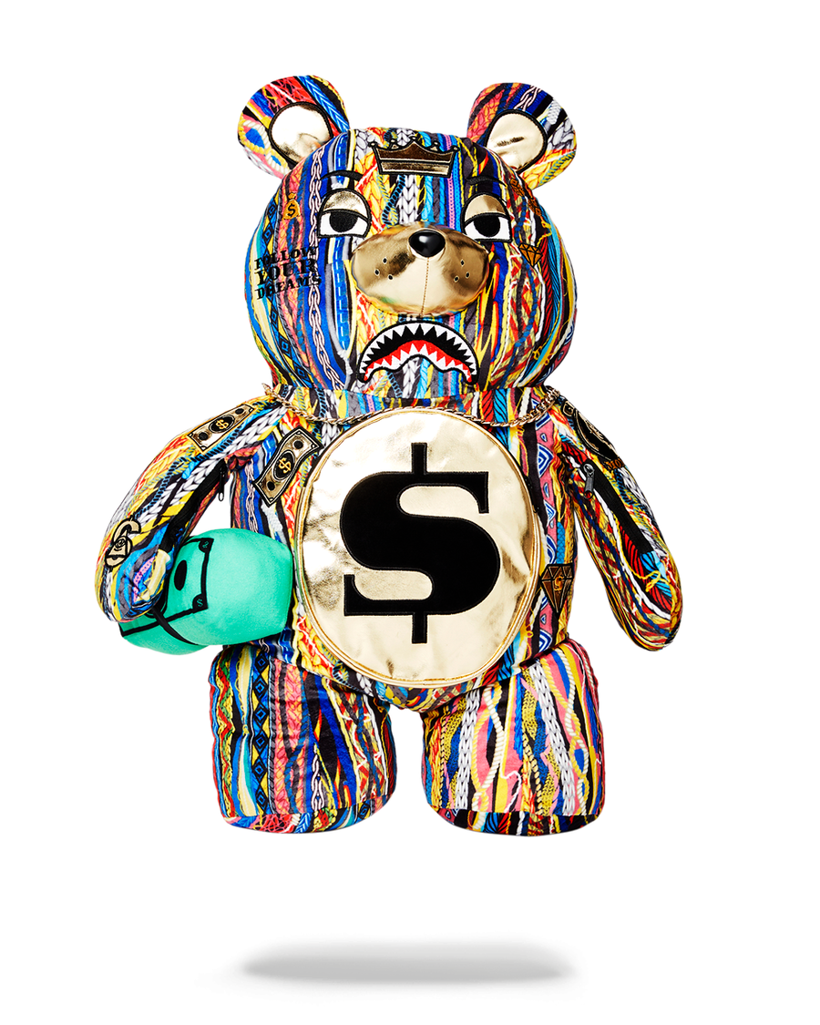 Sprayground THE GOLDEN AGE MONEYBEAR TEDDYBEAR BACKPACK