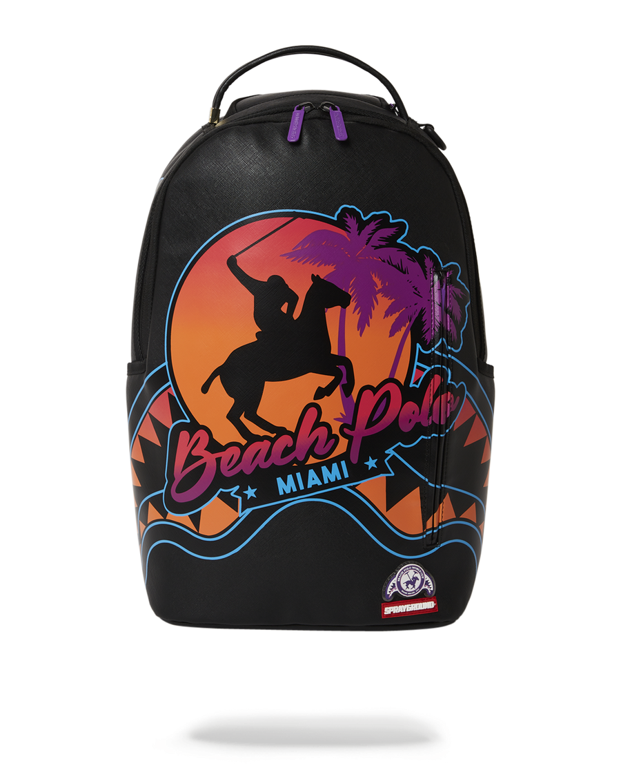 Sprayground MIAMI BEACH POLO COLLAB BACKPACK (DLXV-BLACK)