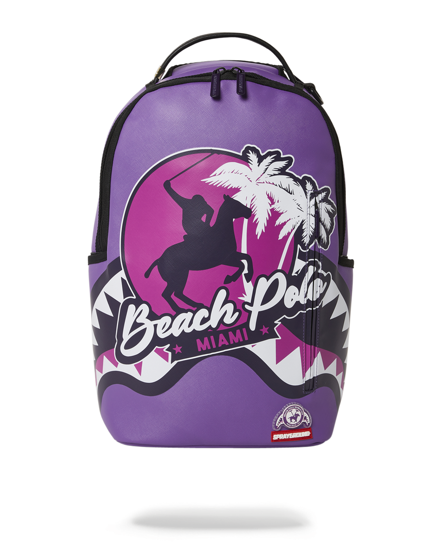 Sprayground MIAMI BEACH POLO COLLAB BACKPACK (DLXV-PURPLE)