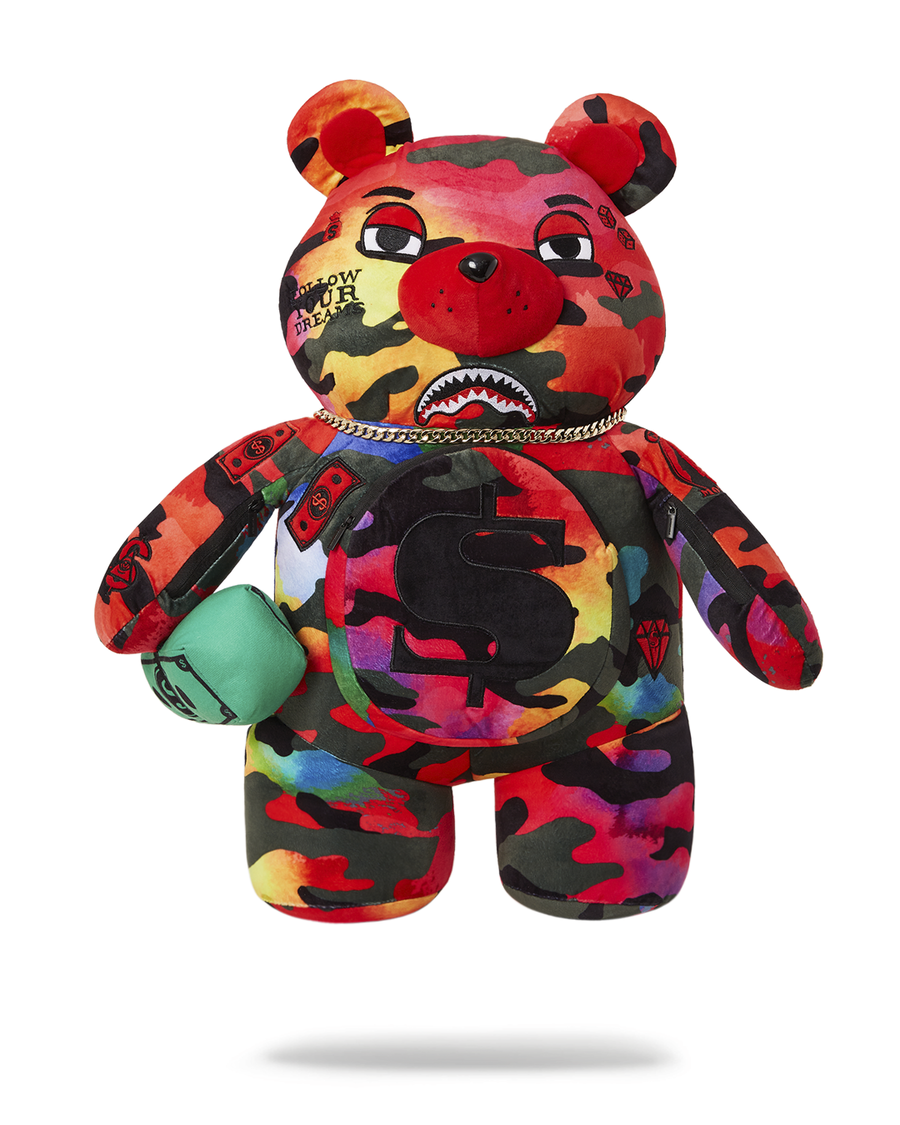 Sprayground CAMOBURST MONEYBEAR TEDDYBEAR BACKPACK