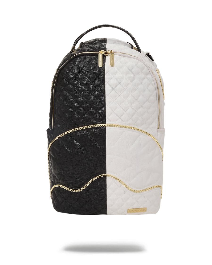 Sprayground LEVELED UP SPLIT QUILT SHARK BACKPACK (DLXV)