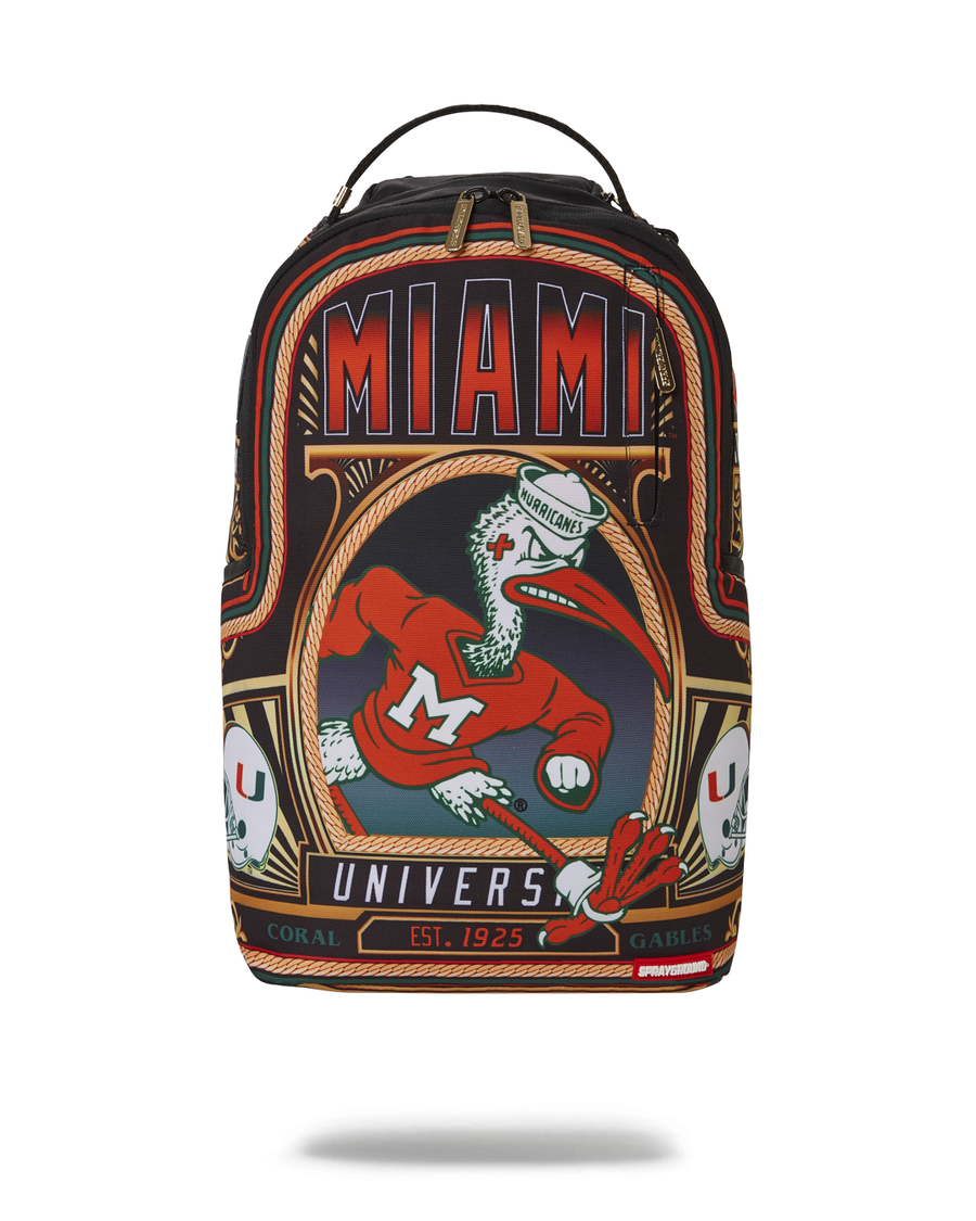 Sprayground UNIVERSITY OF MIAMI BACKPACK (DLXR)