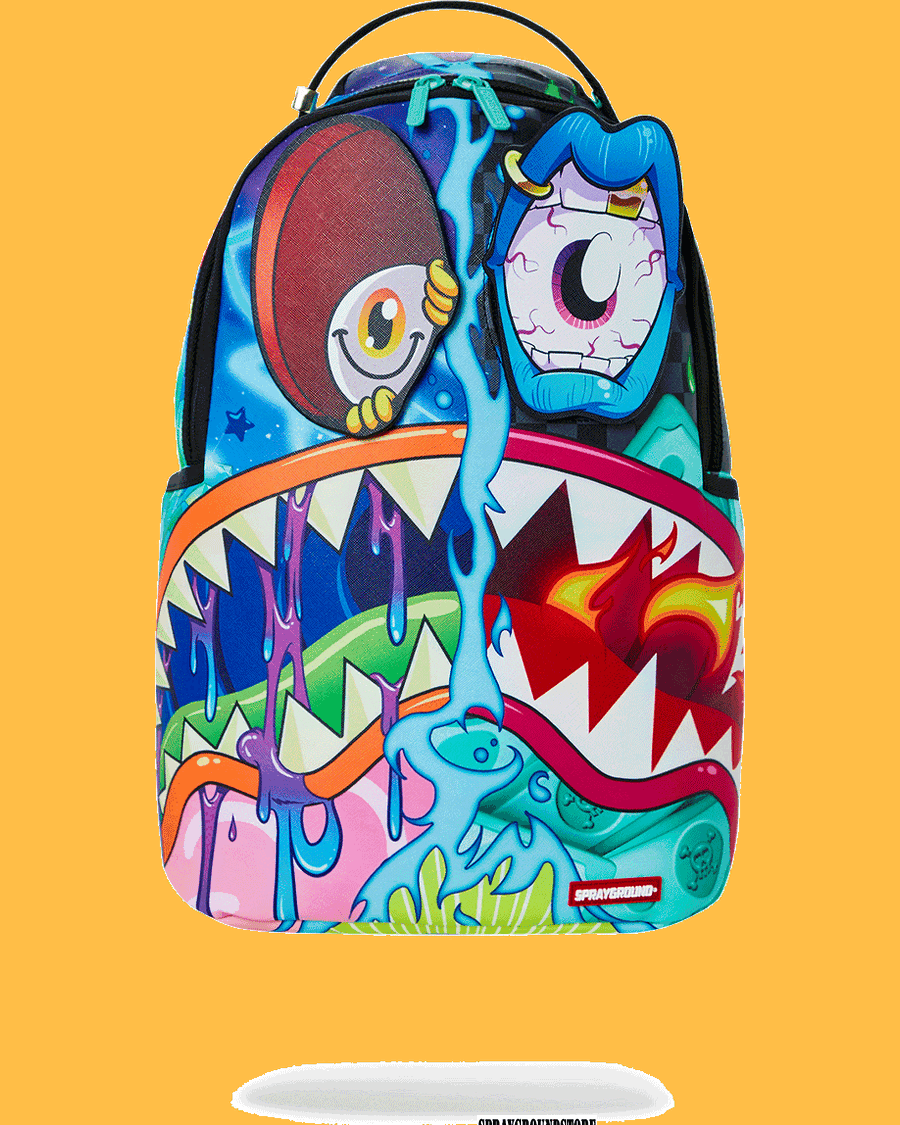 Sprayground EYEZ ON THE PRIZE BACKPACK (REMOVABLE VELCRO EYES)