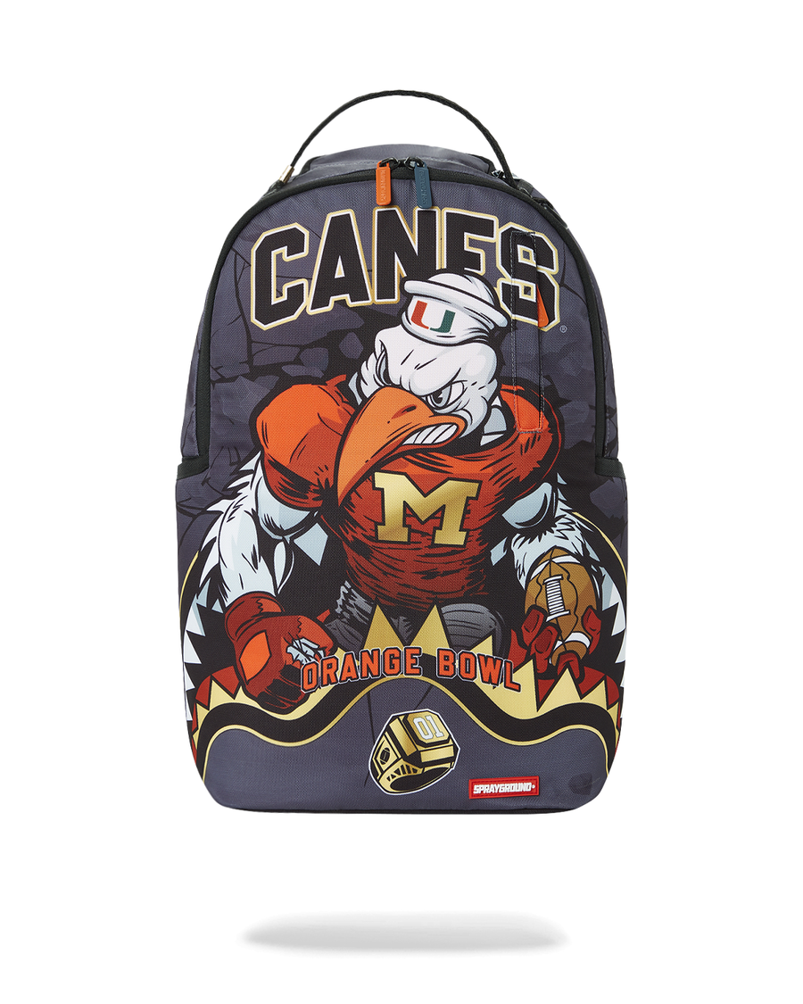 Sprayground CANES MUSCLE UNIVERSITY OF MIAMI BACKPACK (WITH WARREN SAPP)