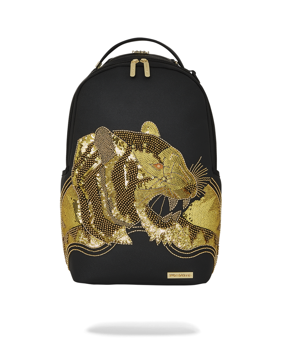 Sprayground A.I.8 AFRICAN INTELLIGENCE GUILDED LEOPARD BACKPACK (DLXV)