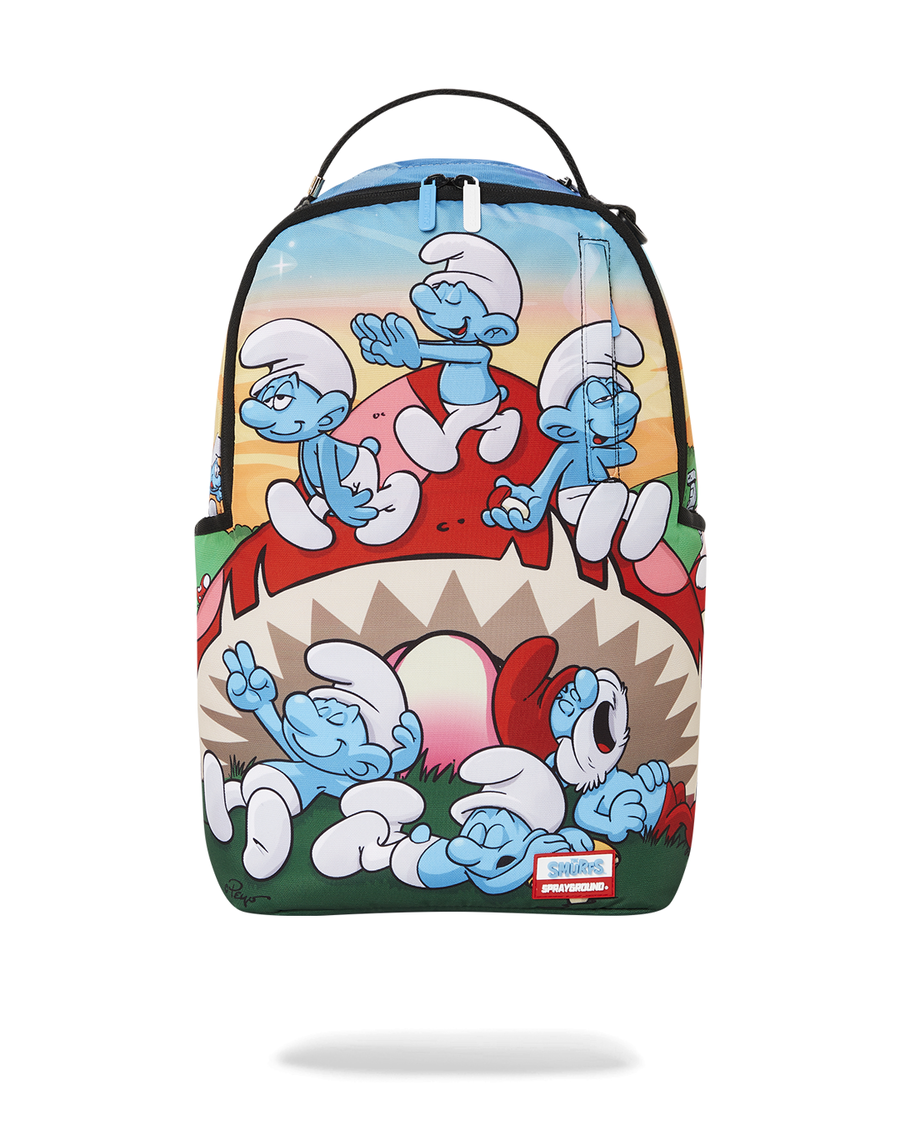 Sprayground SMURFS MUSHROOM CHILL BACKPACK