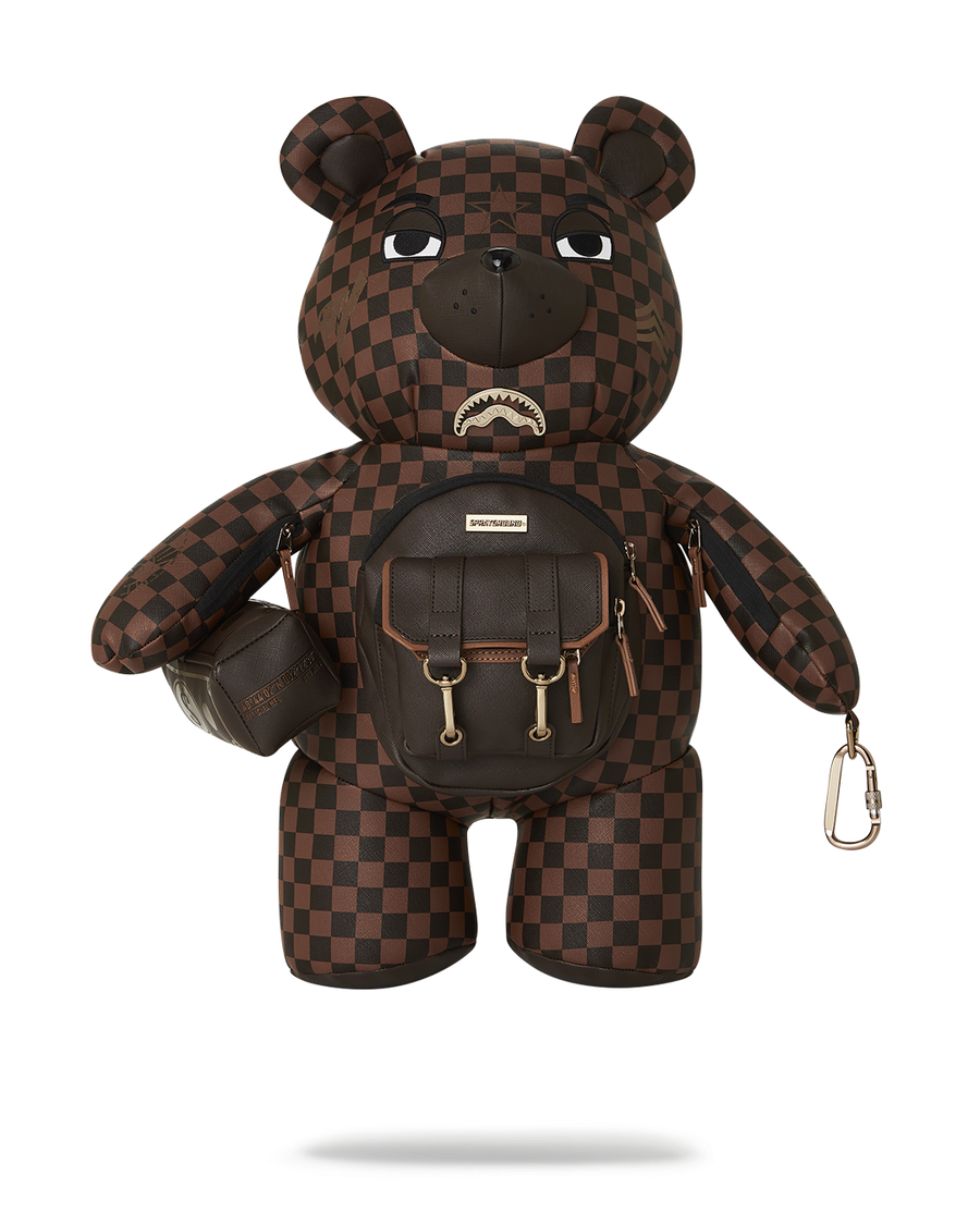 Sprayground CHECKMATE ROYALE MONEYBEAR TEDDYBEAR BACKPACK