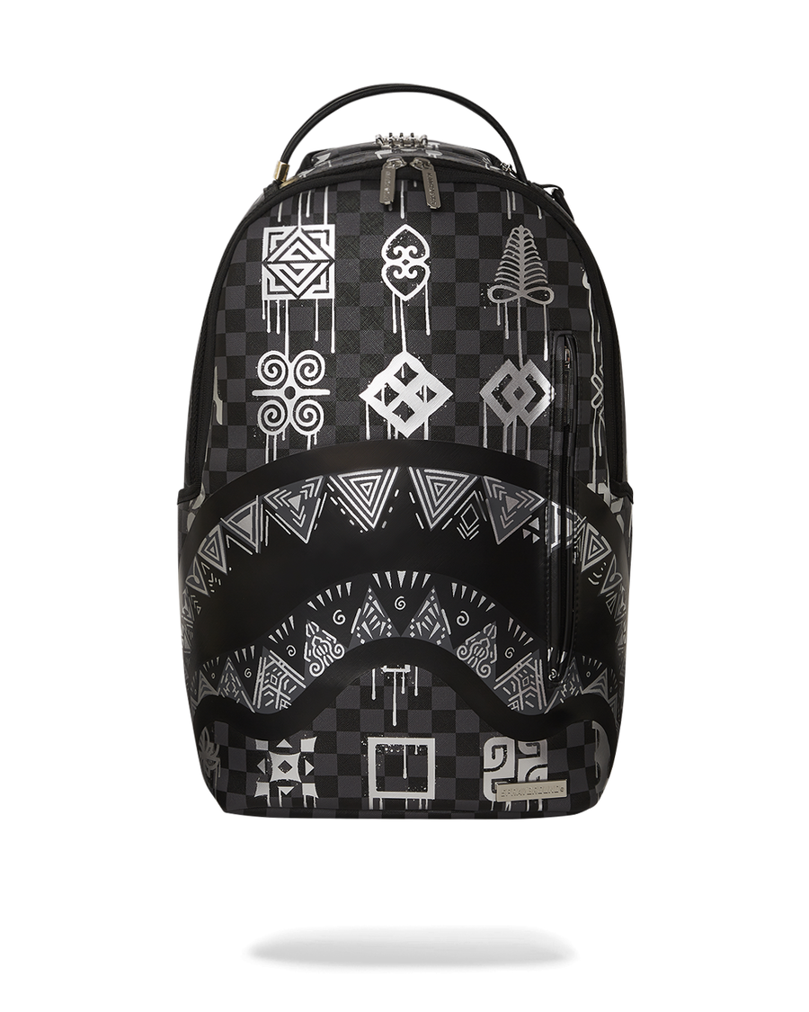 Sprayground AFRICAN INTELLIGENCE 9 POWER GLYPHICS BACKPACK - SANDFLOWER COLLAB