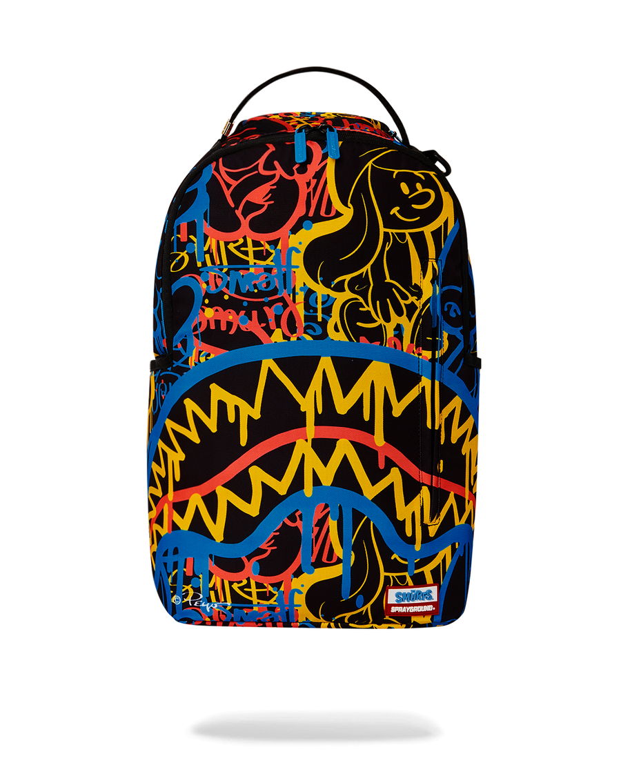 Sprayground SMURFS NEON DRIP DLXSR BACKPACK