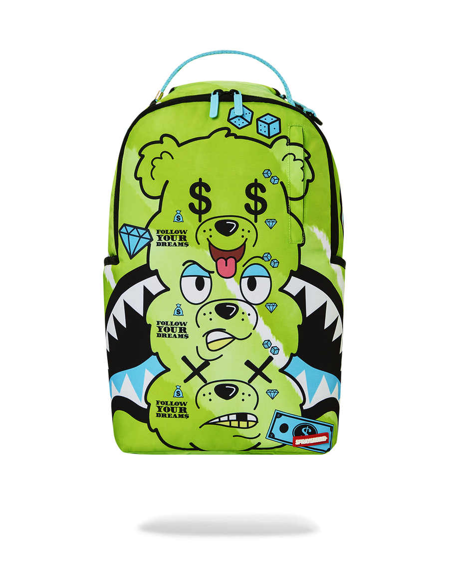 Sprayground MONEY BEAR SEEING TRIPLE DLXSR BACKPACK