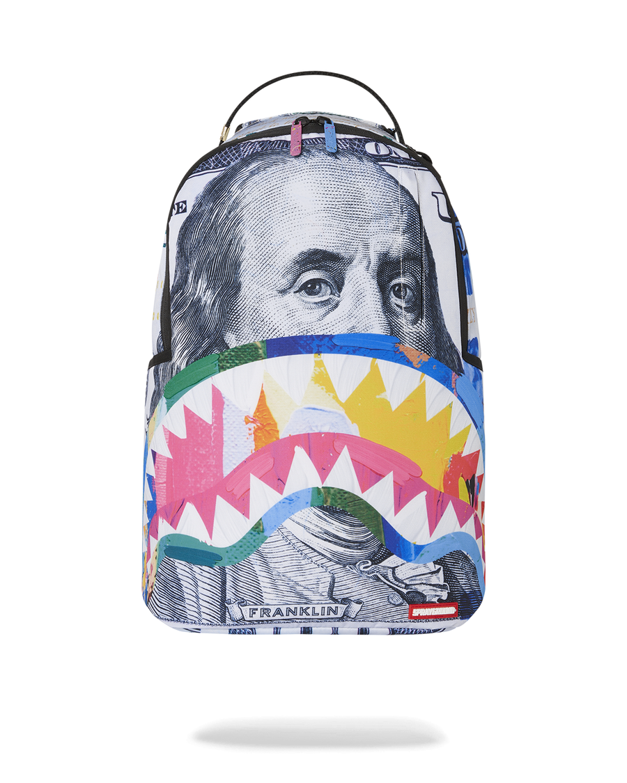 Sprayground I PAINT ON MONEY DLXSR BACKPACK