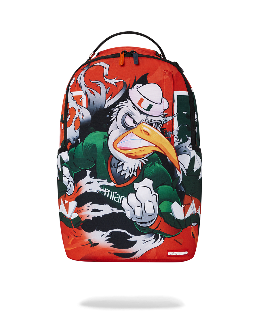 Sprayground University Of Miami Clap Back Dlxsr Batoh