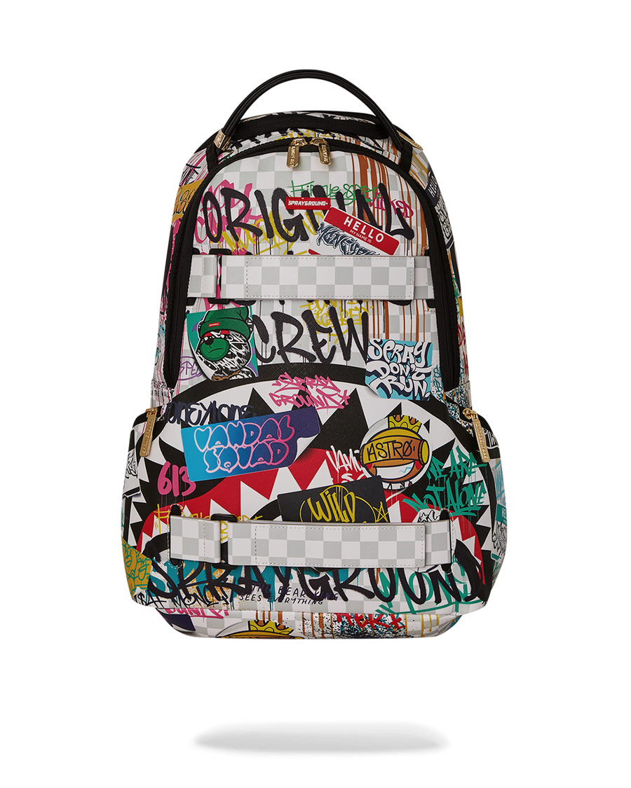 Sprayground CREATE ANOTHER DAY SKATEBOARD-STRAP BACKPACK