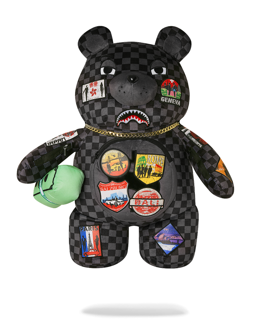 Sprayground GLOBAL MOGUL UNLIMITED MILES MONEYBEAR TEDDYBEAR BACKPACK