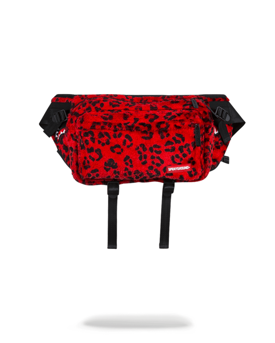 Sprayground RED LEOPARD CROSSBODY TRANSPORTER