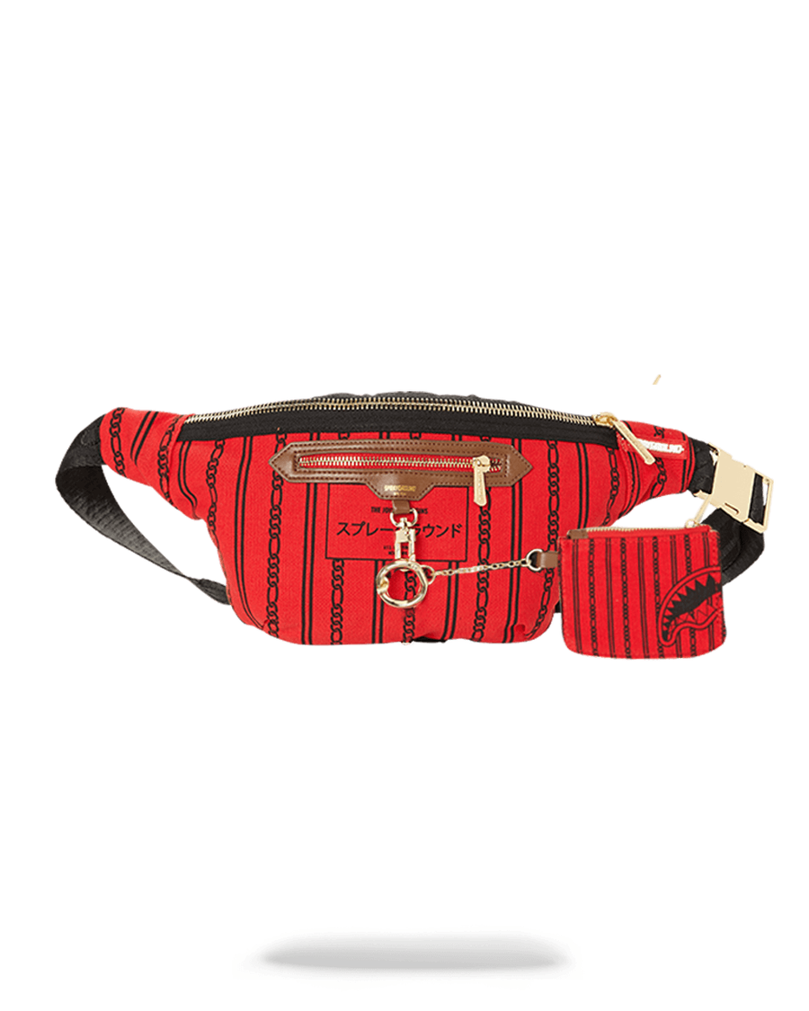 Sprayground REVERSE SHARKS IN PARIS CROSSBODY (RED)