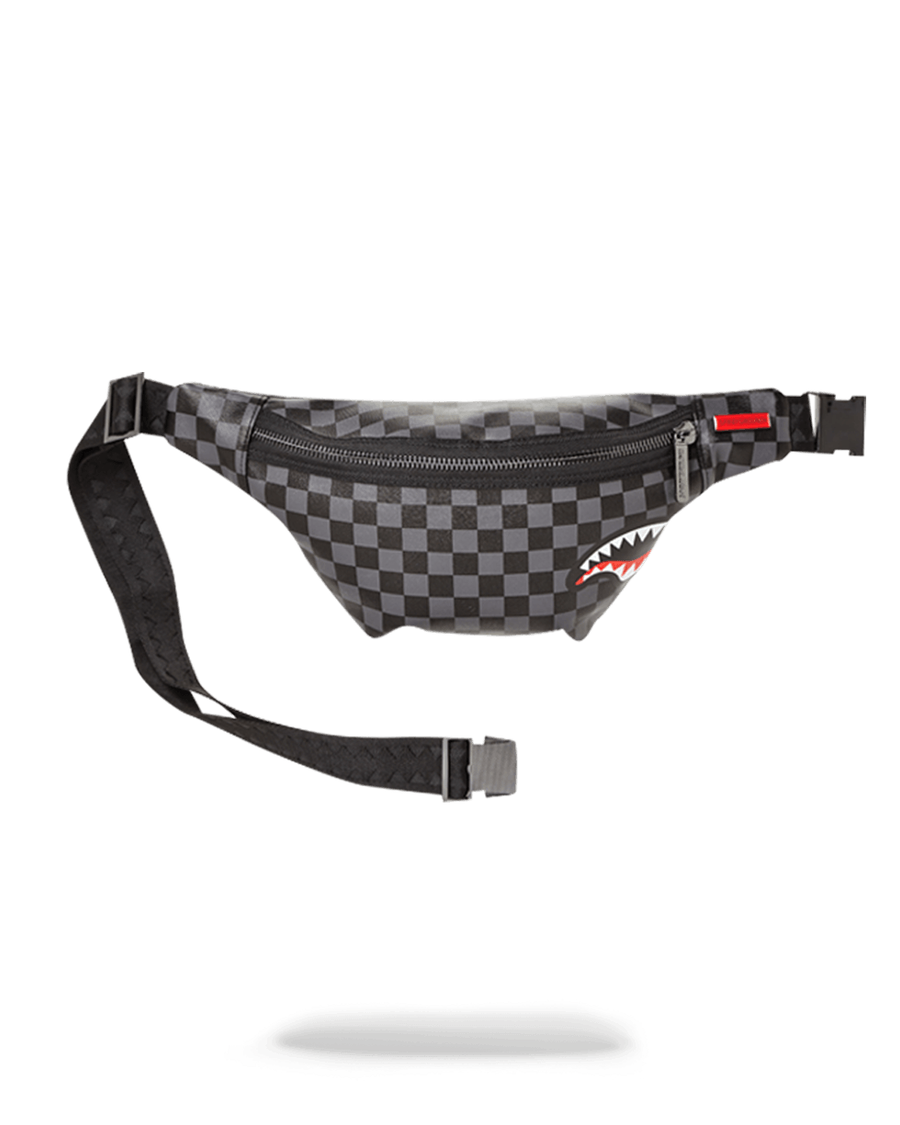 Sprayground SHARKS IN PARIS (BLACK CHECKERED EDITION) CROSSBODY