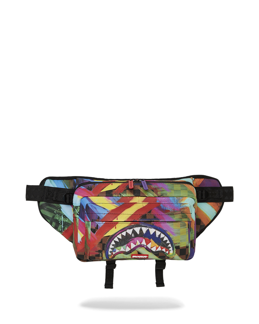 Sprayground SHARKS IN PARIS CITY STREAKS CARGO CROSSBODY