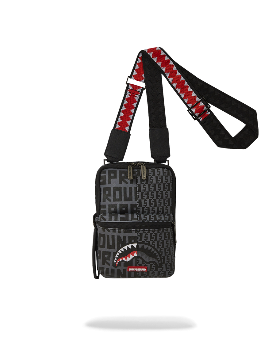 Sprayground SHARKFINITY STEALTH PILOT MESSENGER SLING BAG