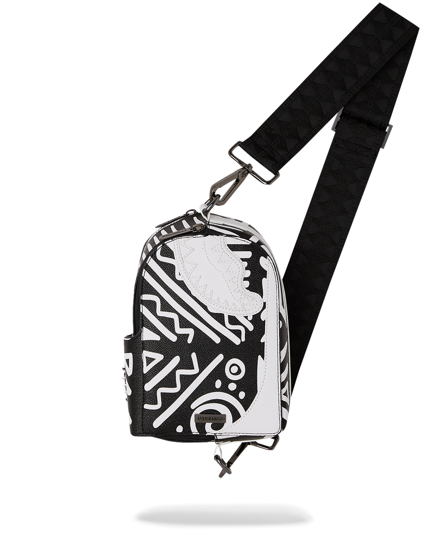 Sprayground A.I.8 AFRICAN INTELLIGENCE - ORIGIN STORY BACKPACK SLING