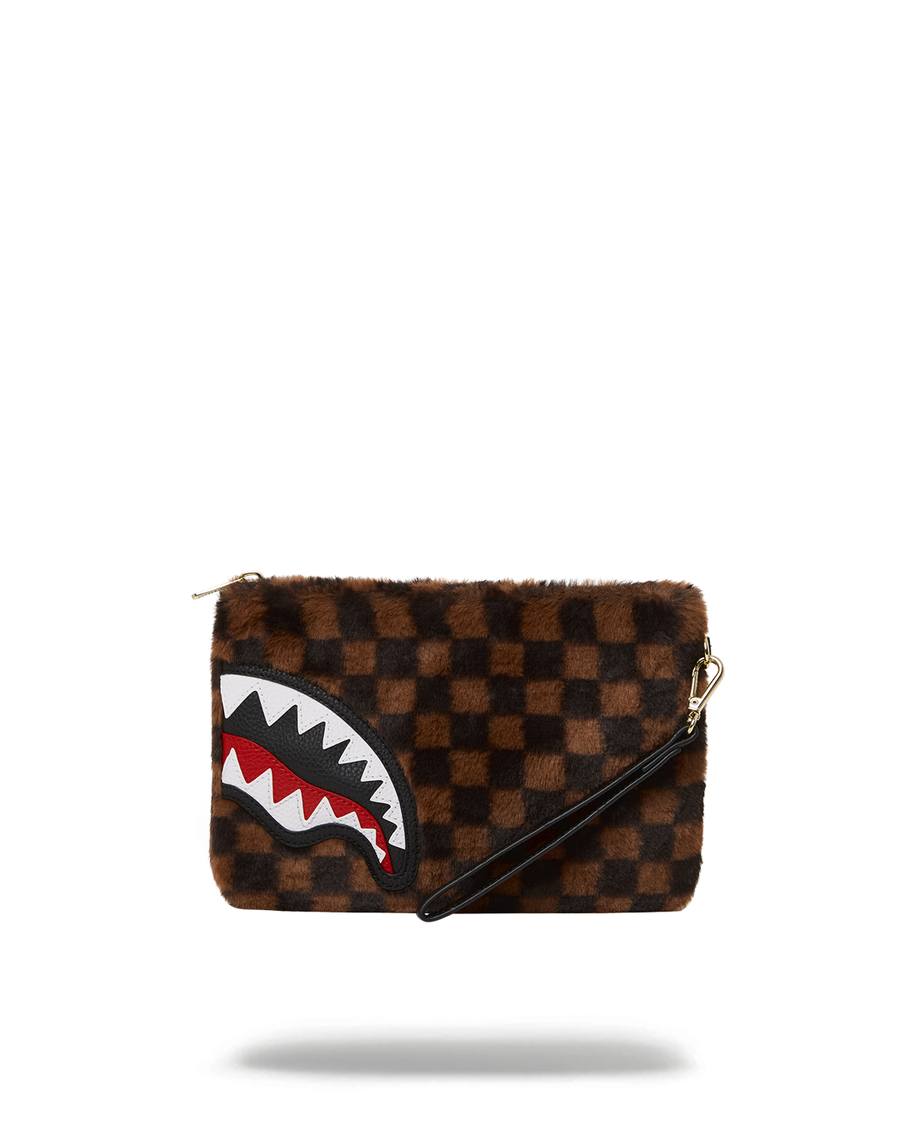 Sprayground FURRR SHARKS IN PARIS CROSSOVER CLUTCH