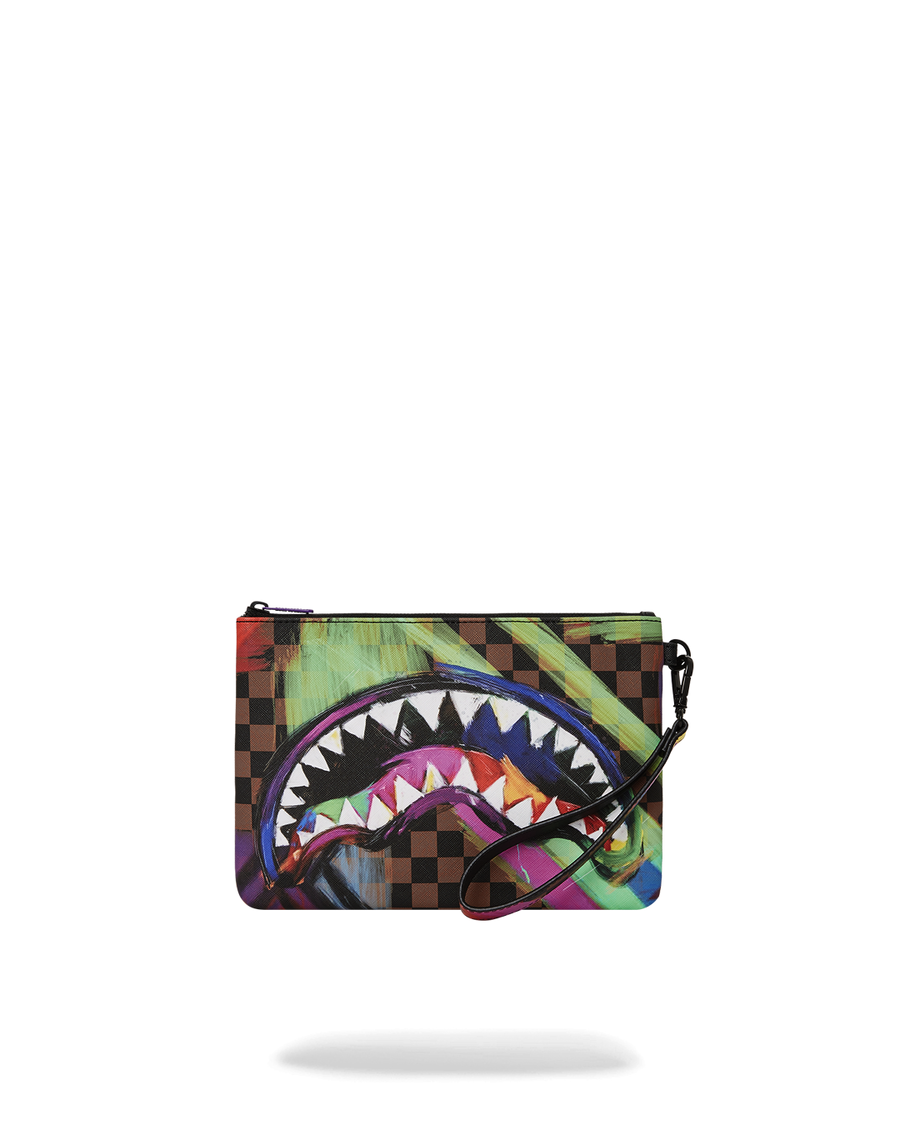 Sprayground SHARKS IN PARIS CITY STREAKS CROSSOVER CLUTCH