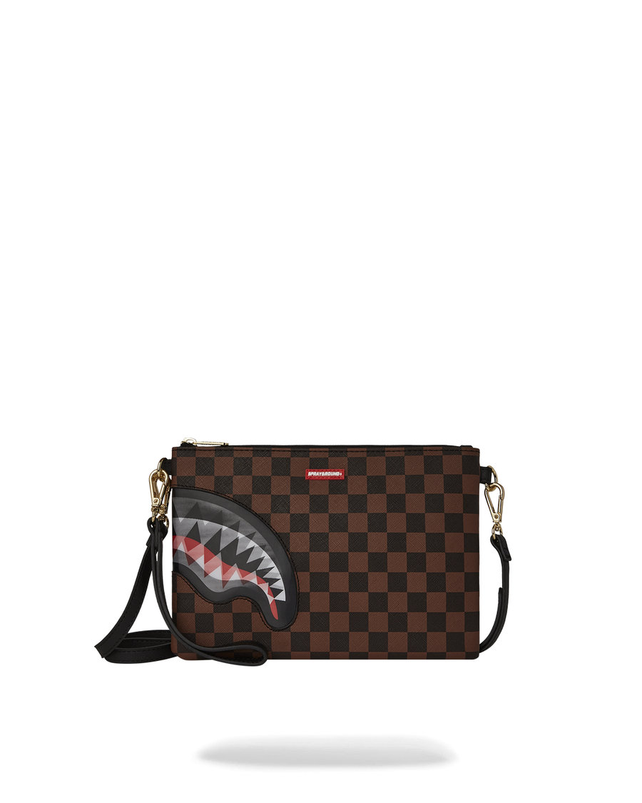 Sprayground LENTICULAR EFFECTS CROSSOVER CLUTCH W/ SHOULDER STRAP