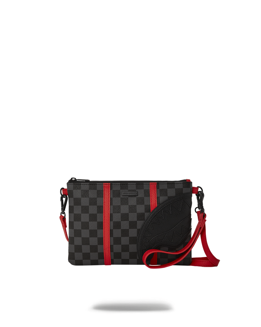 Sprayground MONACO SHARK CLUB CROSSOVER CLUTCH W/ SHOULDER STRAP