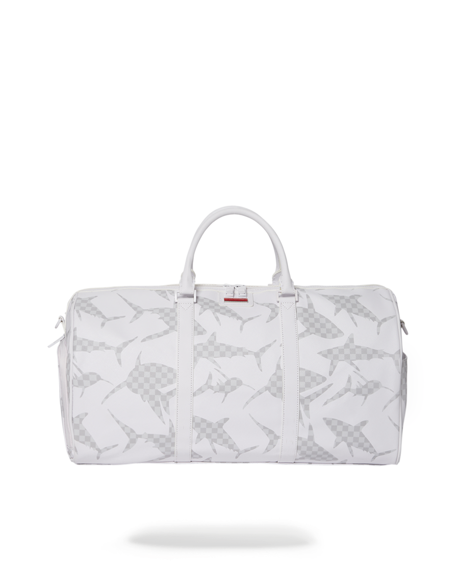 Sprayground SHARK CHECK (WHITE) DUFFLE