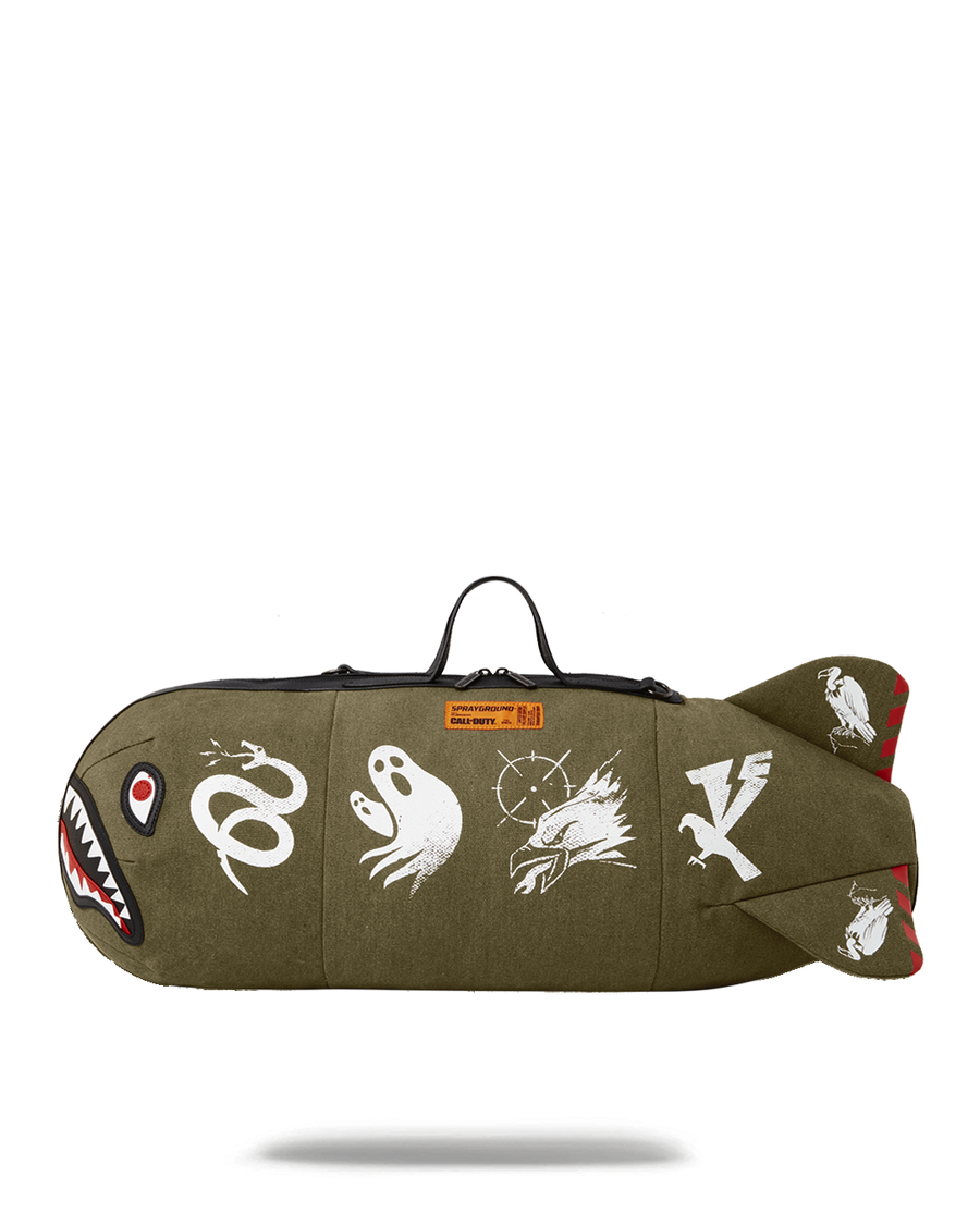 Sprayground CALL OF DUTY SHARK TORPEDO DUFFLE