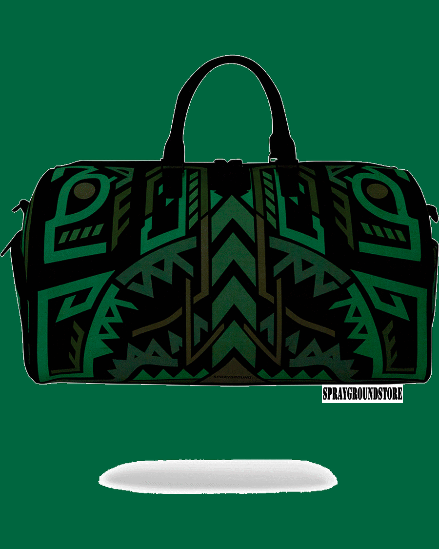 Sprayground A.I. PATH TO THE FUTURE III DUFFLE - SANDFLOWER COLLAB (GLOW IN THE DARK)