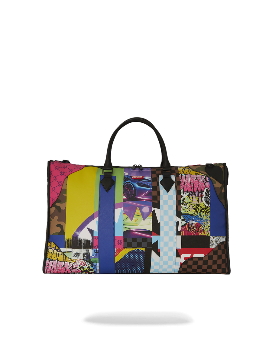 Sprayground SHARK MASTERPIECES PYRAMID LARGE DUFFLE