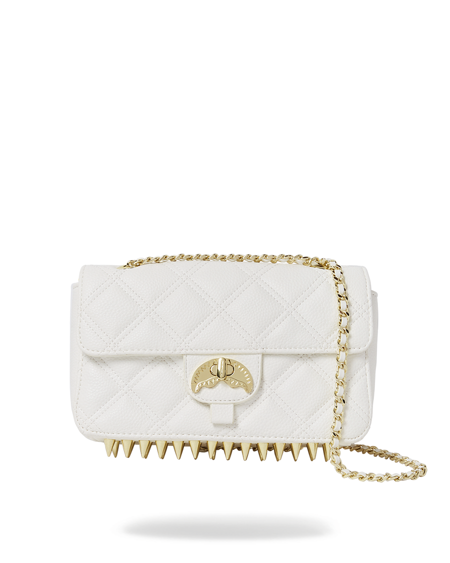 Sprayground RIVIERA LE BLANC GOLD CHAIN SHARK HANDBAG