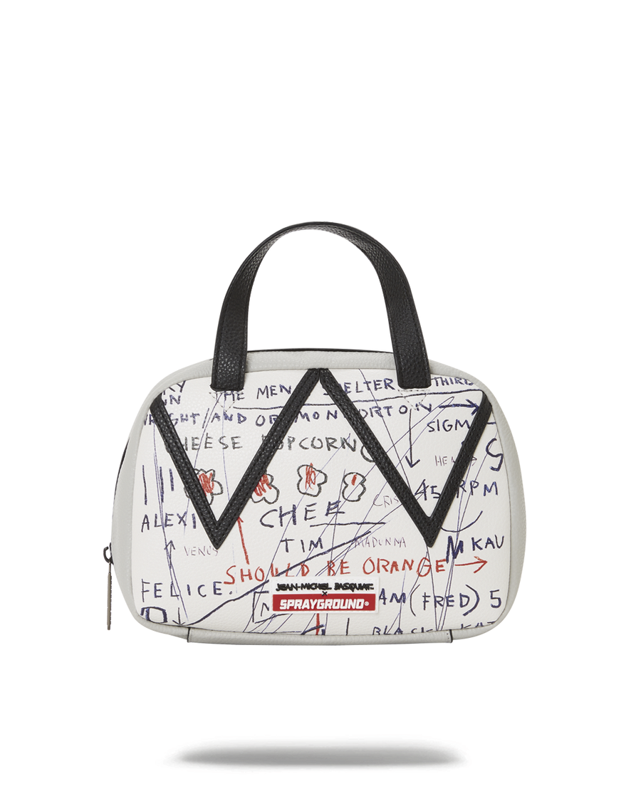 Sprayground OFFICIAL BASQUIAT UNTITLED (CHEESE POPCORN) 1983 HANDBAG