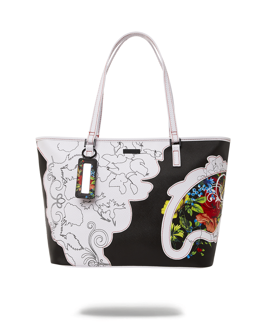 Sprayground El Bolso Tote Con Corte Floral