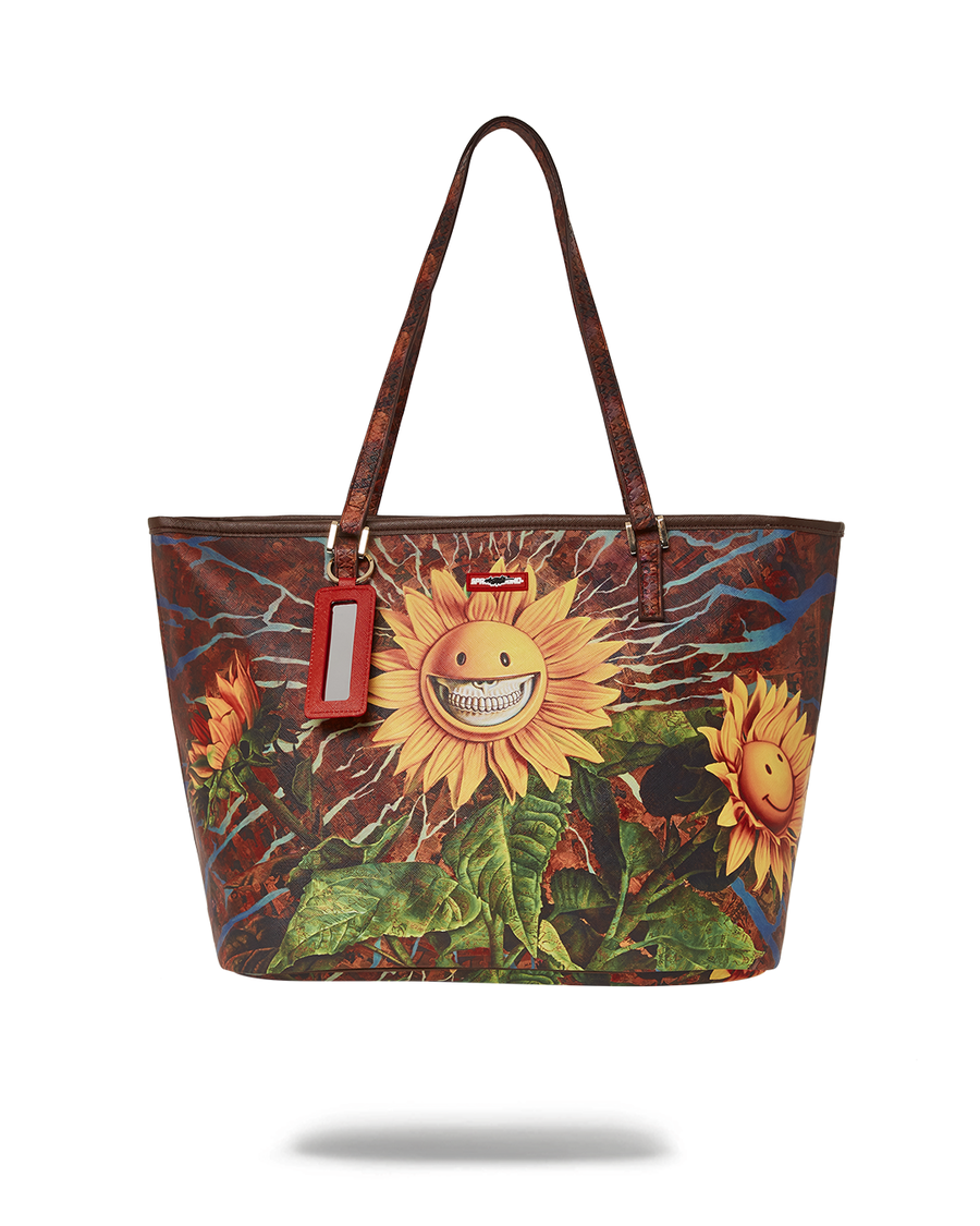 Sprayground SUNFLOWER GRIN RON ENGLISH COLLAB TOTE