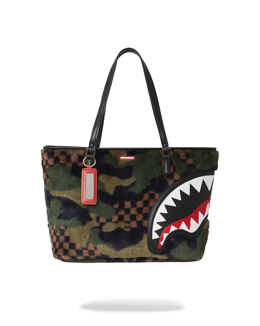 Sprayground BIG SKY FUR SHARK TOTE