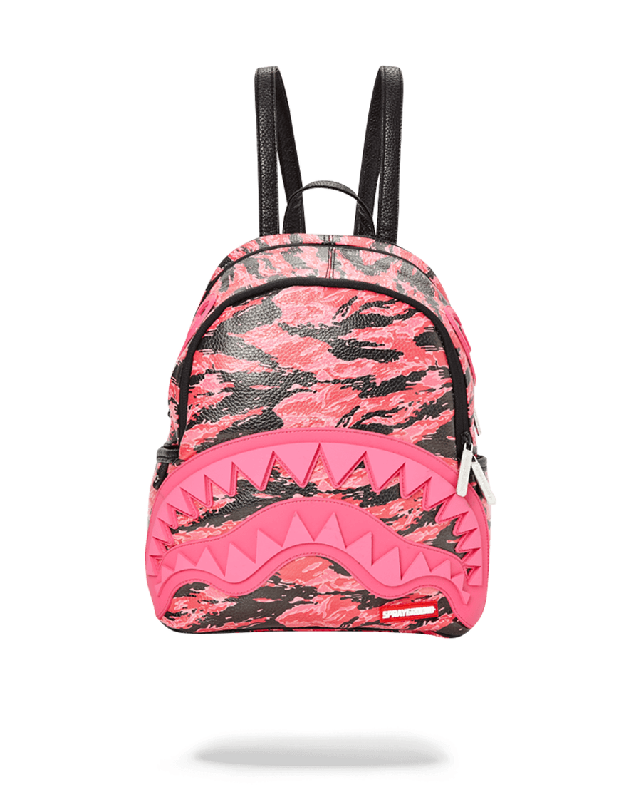 Sprayground PINK TIGER CAMO SHARKMOUTH SAVAGE BACKPACK