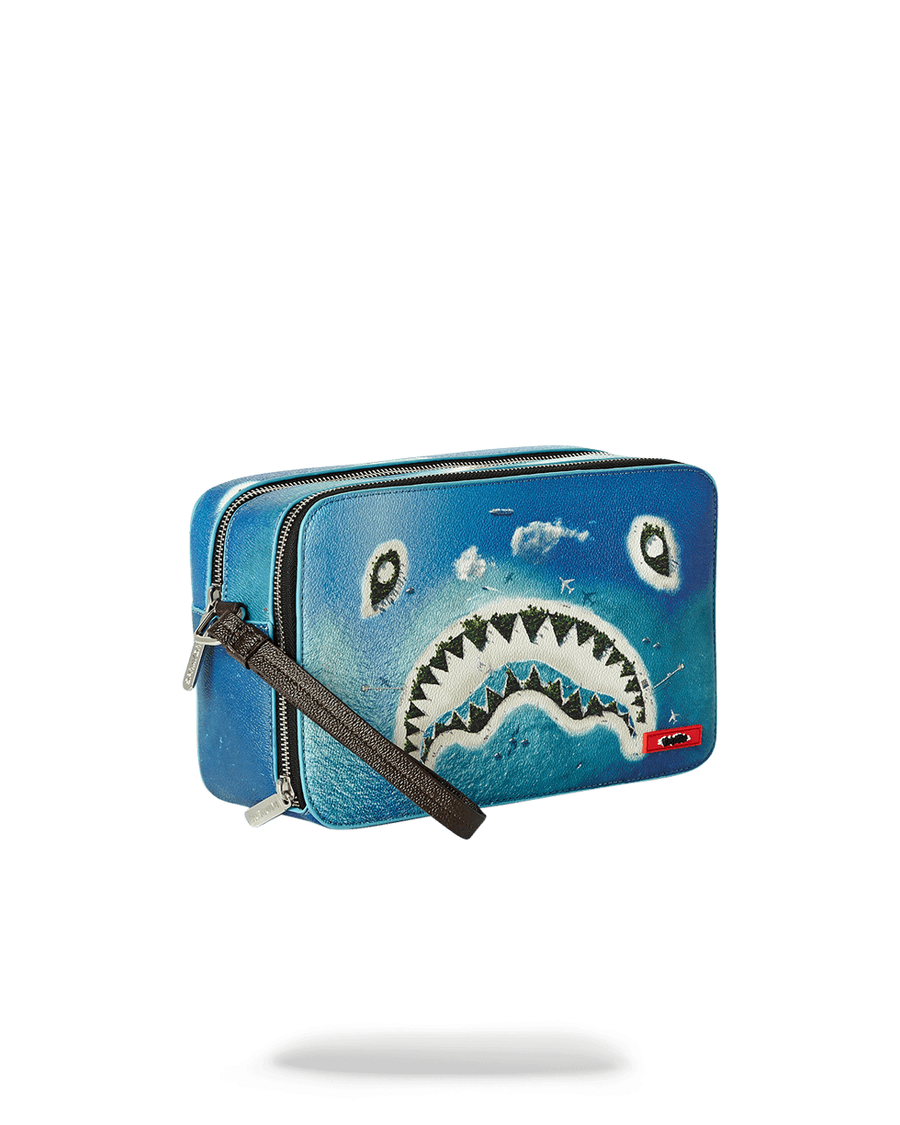 Sprayground SHARK ISLAND TOILETRY AKA MONEY BAG