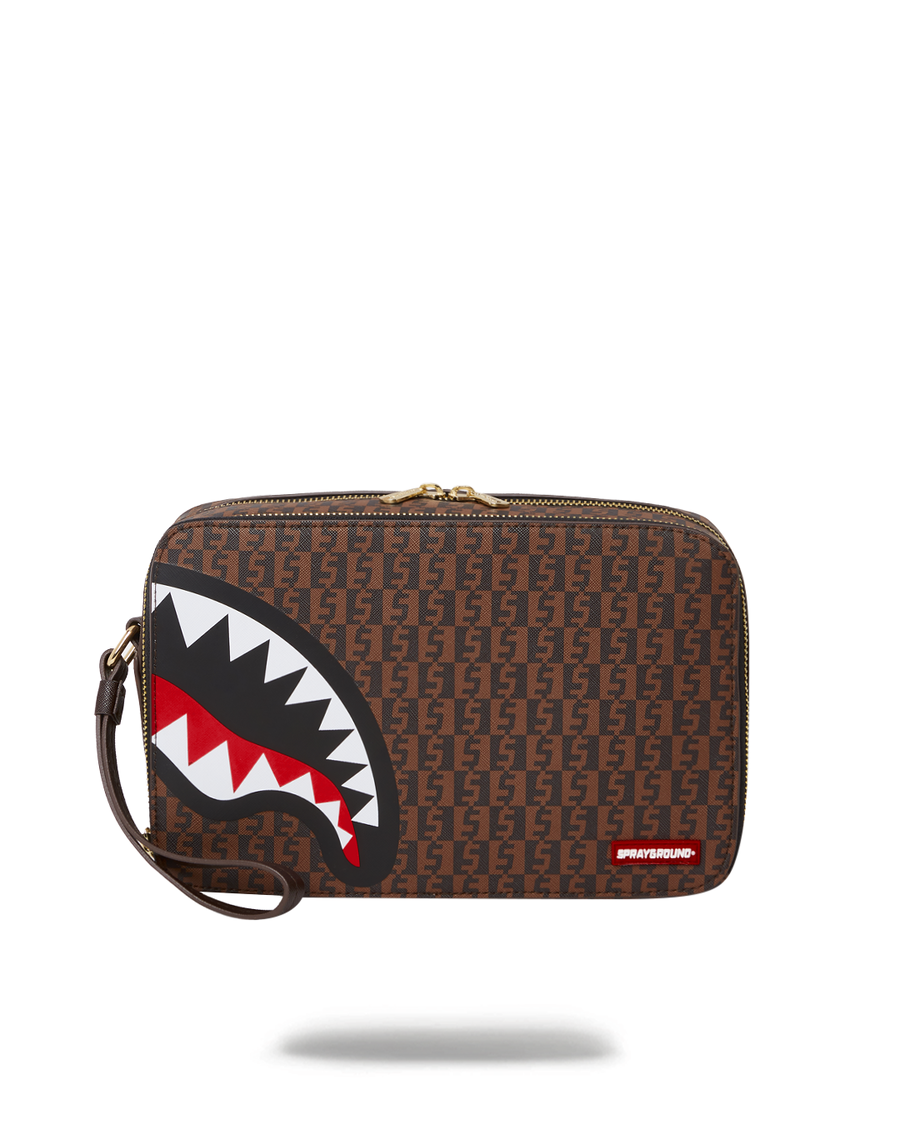 Sprayground CASHIN CHECKS TOILETRY BAG