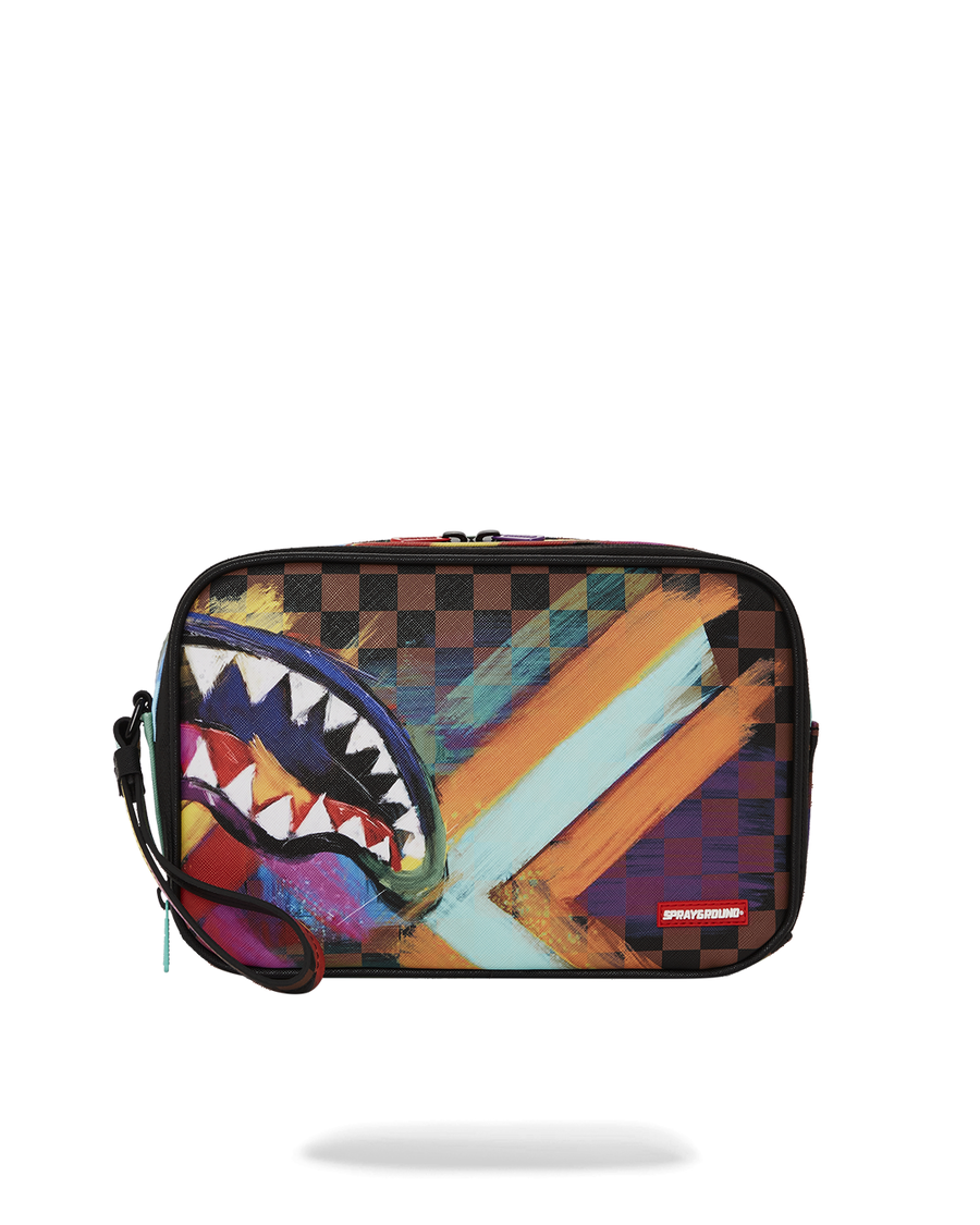 Sprayground SHARKS IN PARIS CITY STREAKS TOILETRY BAG